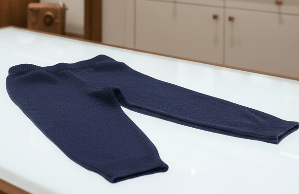 Organic Cotton Knit Pant - Indigo Blue - Blankee Baby