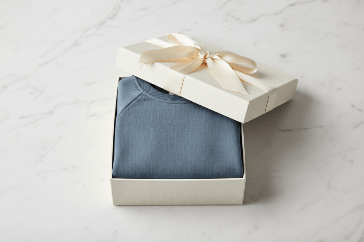 Organic Cotton Portland Long Sleeve Pullover - Harbor Blue | Blankee Baby
