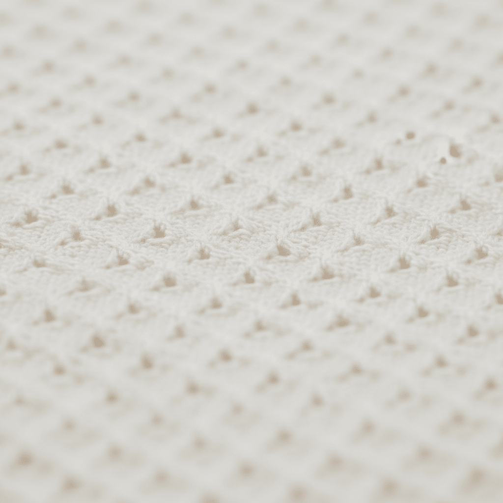 Organic Cotton Receiving Blanket - Cream - Blankee Baby