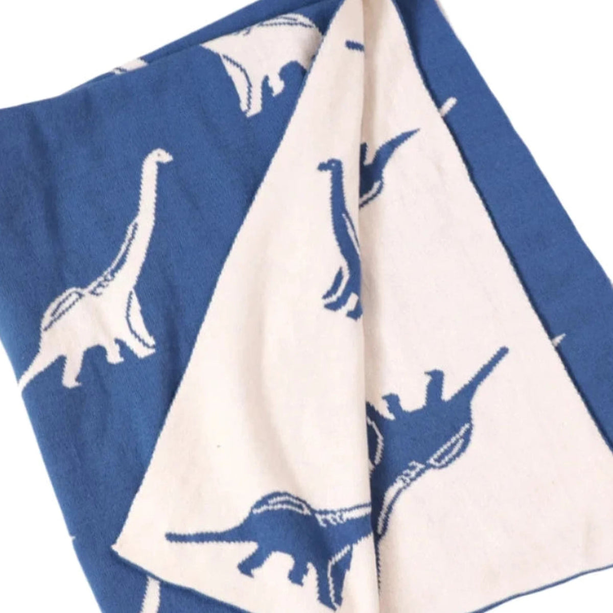 Organic Cotton Receiving Blanket - Dinosaur - Blankee Baby