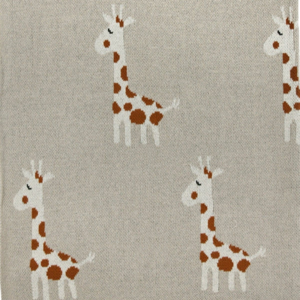 Organic Cotton Receiving Blanket - Giraffe - Blankee Baby