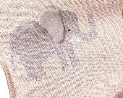 Organic Cotton Receiving Blanket - Safari - Blankee Baby