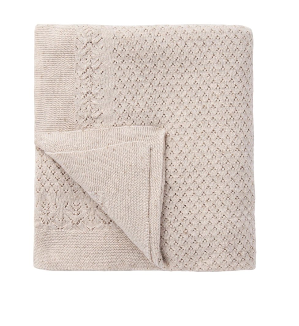 Organic Cotton Receiving Blanket - Speckled Print - Blankee Baby