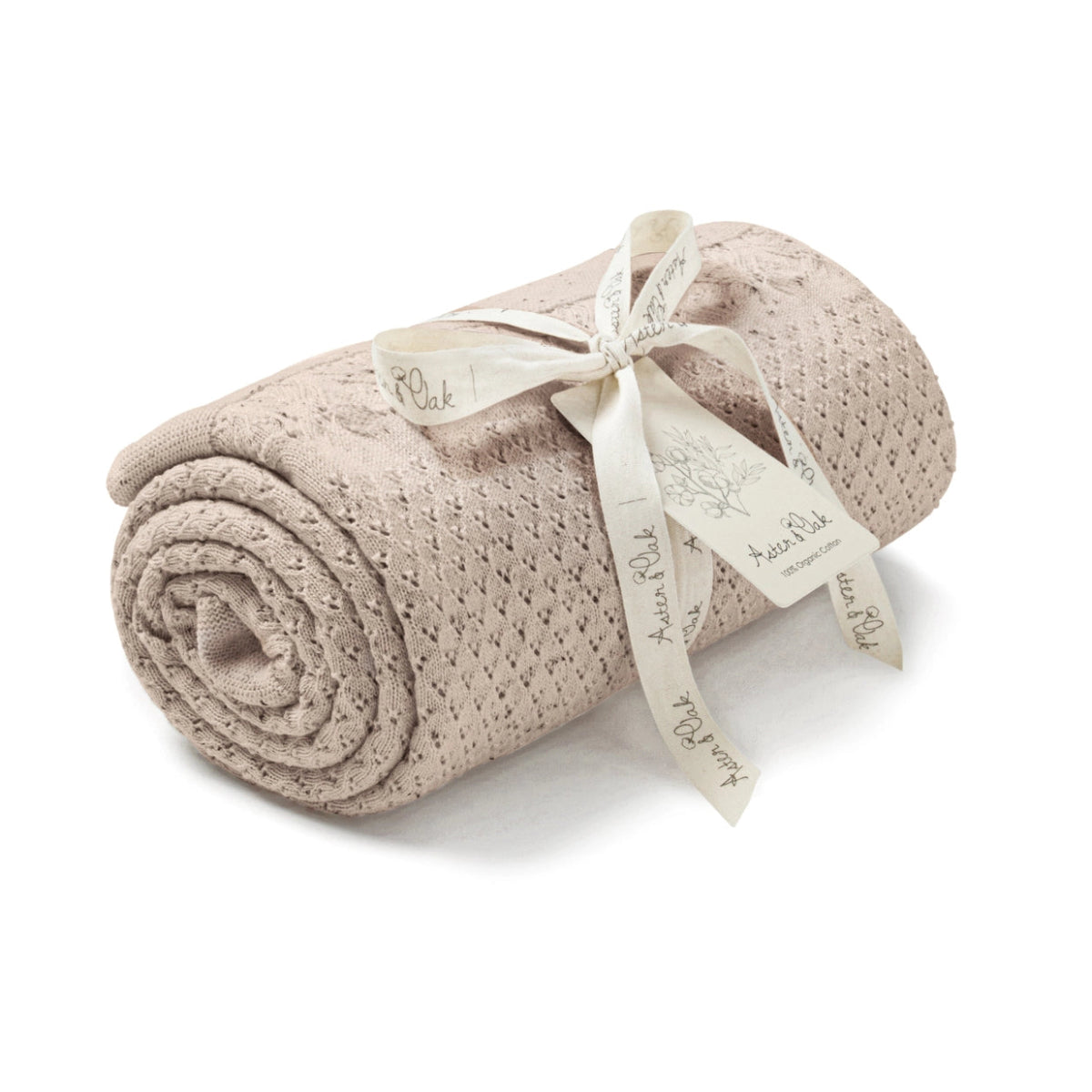 Organic Cotton Receiving Blanket - Speckled Print - Blankee Baby