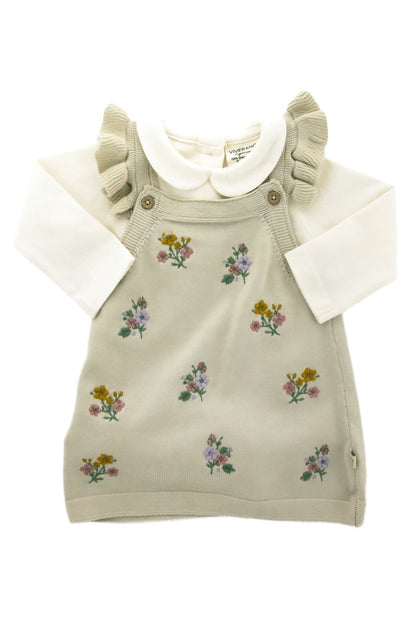 Organic Cotton Ruffle Dress Set - Blankee Baby