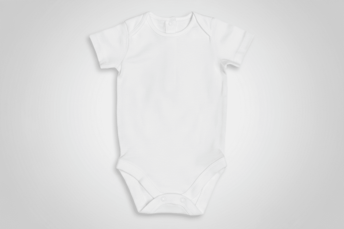 Organic Cotton Short Sleeve Bodysuit - White - Blankee Baby