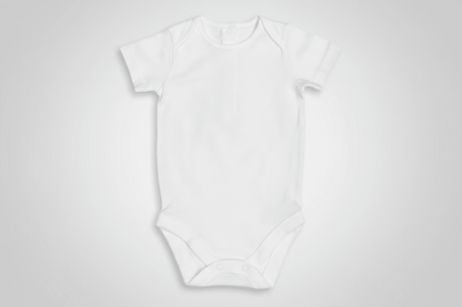 Organic Cotton Short Sleeve Bodysuit - White - Blankee Baby
