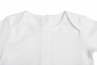 Organic Cotton Short Sleeve Bodysuit - White - Blankee Baby