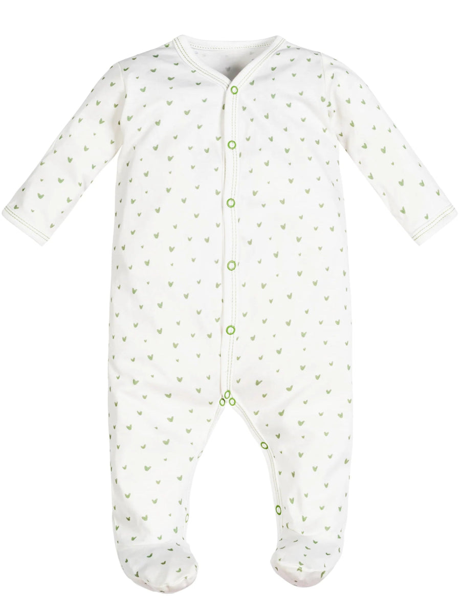 Organic Cotton Snap Front Pajamas - Blankee Baby