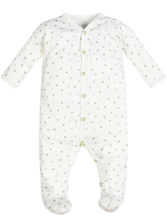Organic Cotton Snap Front Pajamas - Blankee Baby