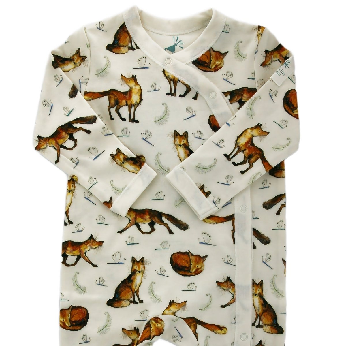 Organic Cotton Snap Front Pajamas - Blankee Baby