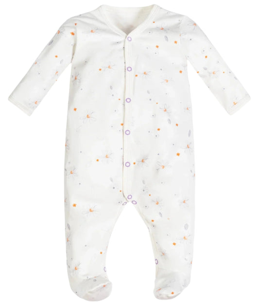 Organic Cotton Snap Front Pajamas - Blankee Baby