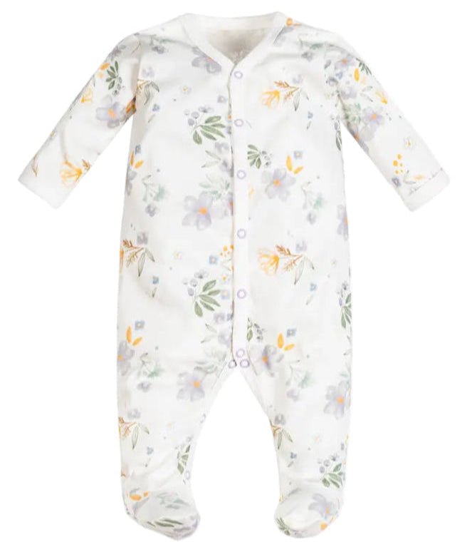 Organic Cotton Snap Front Pajamas - Blankee Baby