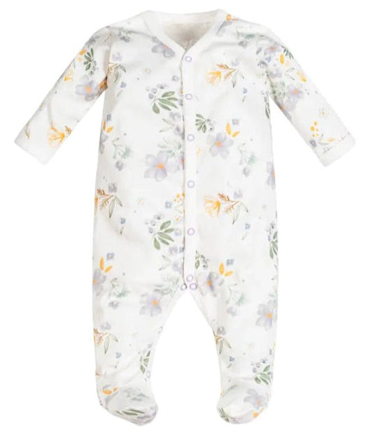 Organic Cotton Snap Front Pajamas - Blankee Baby