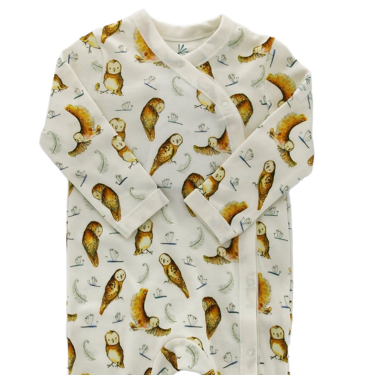 Organic Cotton Snap Front Pajamas - Blankee Baby