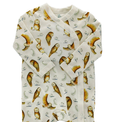 Organic Cotton Snap Front Pajamas - Blankee Baby