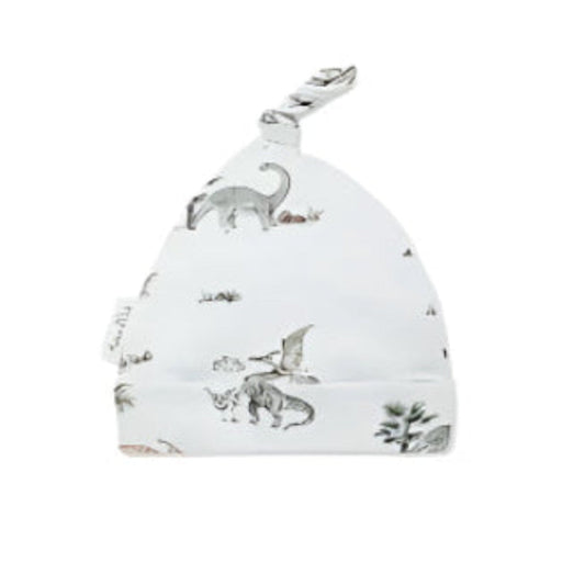 Organic Cotton Top Knot Beanie - Blankee Baby