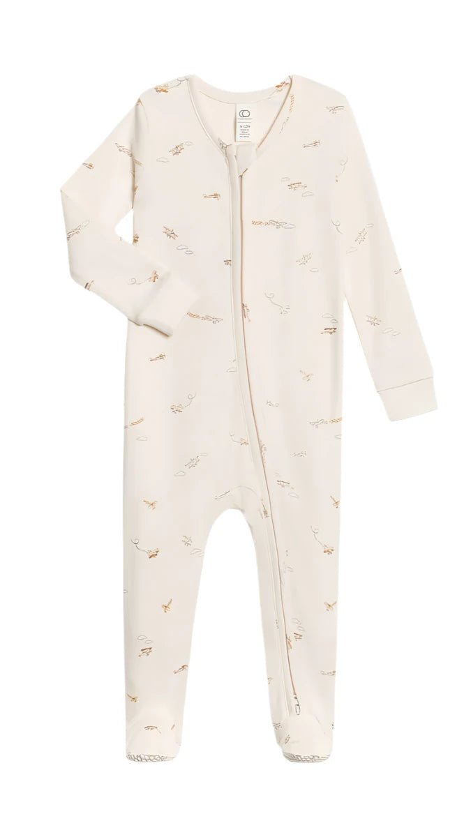 Organic Cotton Zip Front Pajama - Blankee Baby