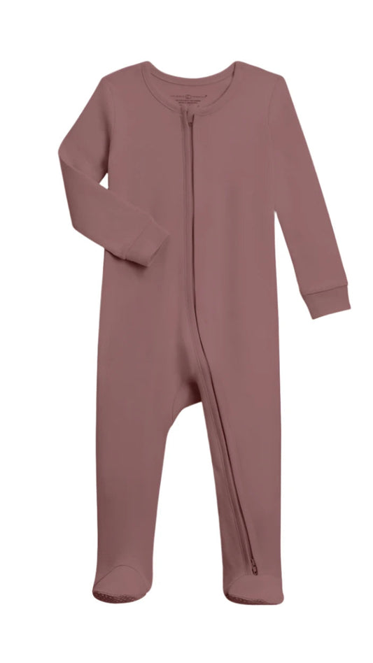 Organic Cotton Zip Front Pajamas - Blankee Baby