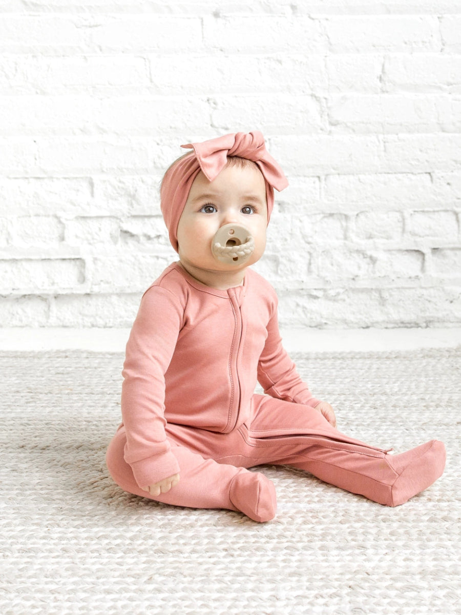 Organic Cotton Zip Front Pajamas - Blankee Baby