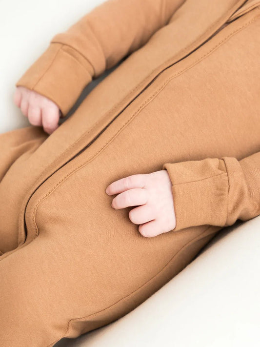 Organic Cotton Zip Front Pajamas - Blankee Baby