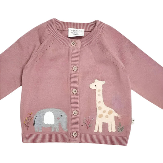 Organic Cotton Elephant & Giraffe Cardigan

✦ 100% Organic Cotton ✦ Machine washable ✦ Imported || Fast Shipping. Free Returns.